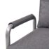 vidaXL Swivel Chair and Sofa Bed Dark Grey Fabric - Image 7