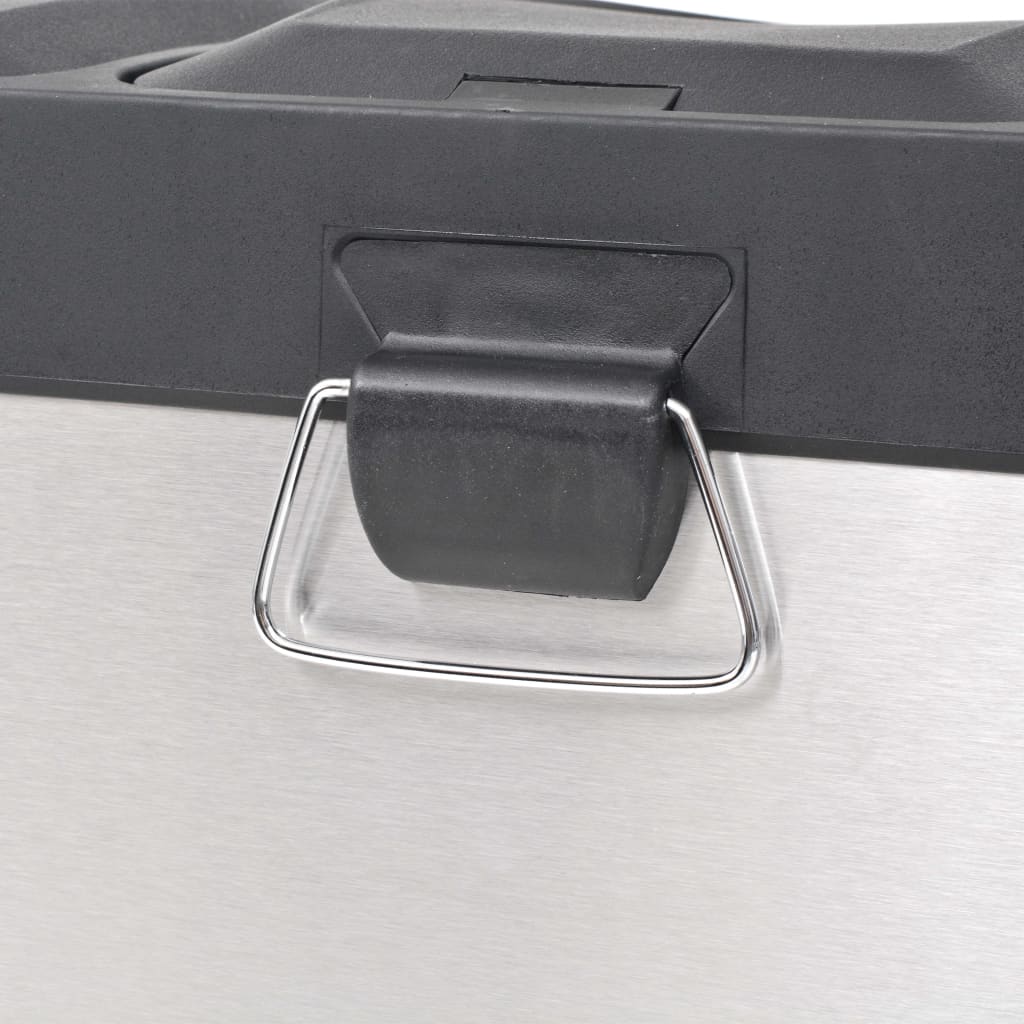 8718475570042_g_en_hd_3 vidaXL Recycling Pedal Bin Garbage Trash Bin Stainless Steel 54 L - Image 4