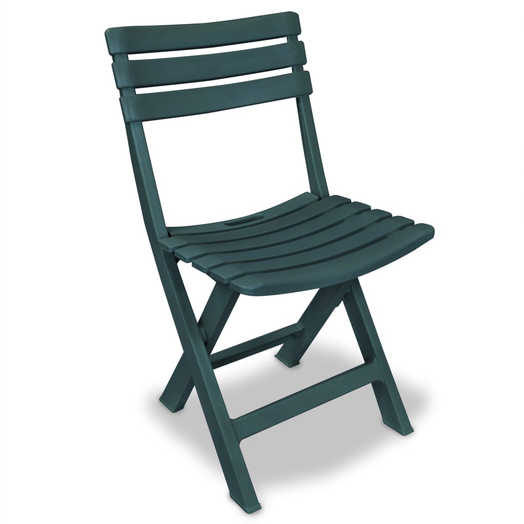 8718475570523_g_en_hd_2 vidaXL 3 Piece Folding Bistro Set Plastic Green - Image 3