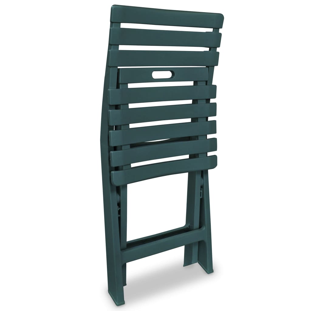 8718475570523_g_en_hd_5 vidaXL 3 Piece Folding Bistro Set Plastic Green - Image 6