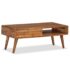 vidaXL Coffee Table Solid Wood with Carved Drawer 100x50x40 cm