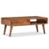 vidaXL Coffee Table Solid Wood with Carved Drawer 100x50x40 cm - Image 11