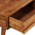 vidaXL Coffee Table Solid Wood with Carved Drawer 100x50x40 cm - Image 5
