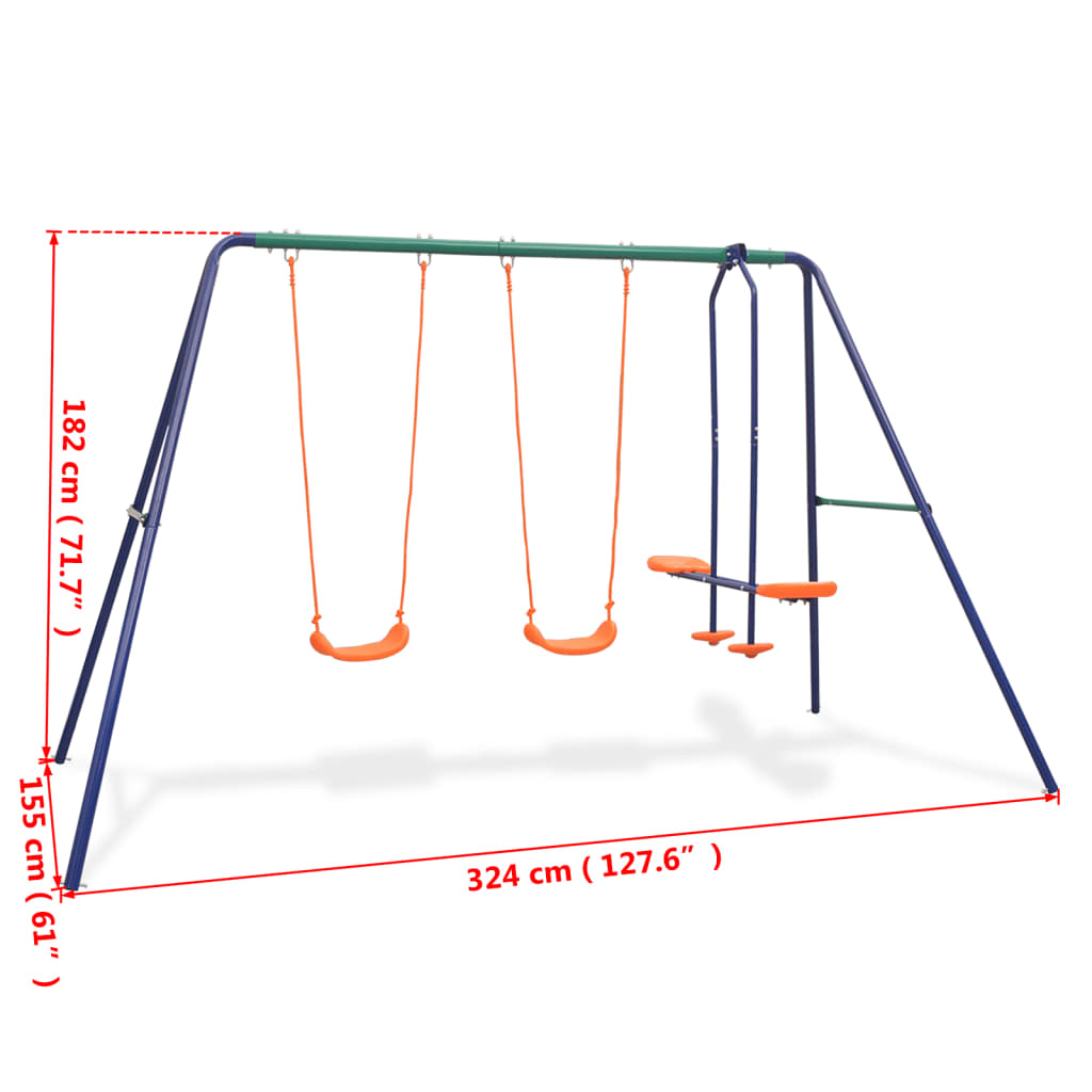 8718475571148_g_en_hd_9 vidaXL Swing Set with 4 Seats Orange - Image 10