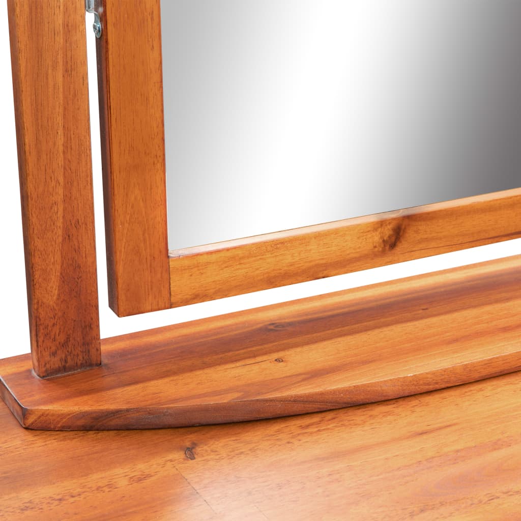 8718475571384_g_en_hd_4 vidaXL Dressing Table with Stool and Mirror Solid Acacia Wood - Image 6