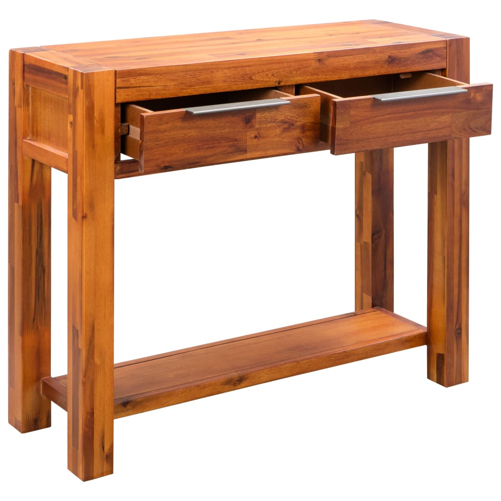 8718475571391_g_en_hd_3 vidaXL Console Table Solid Acacia Wood 86x30x75 cm - Image 5