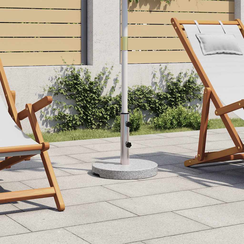 vidaXL Parasol Base Granite Round 20 kg