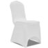 vidaXL 100 pcs Stretch Chair Covers White