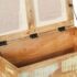 vidaXL Storage Bench Solid Reclaimed Wood 80x40x40 cm - Image 5