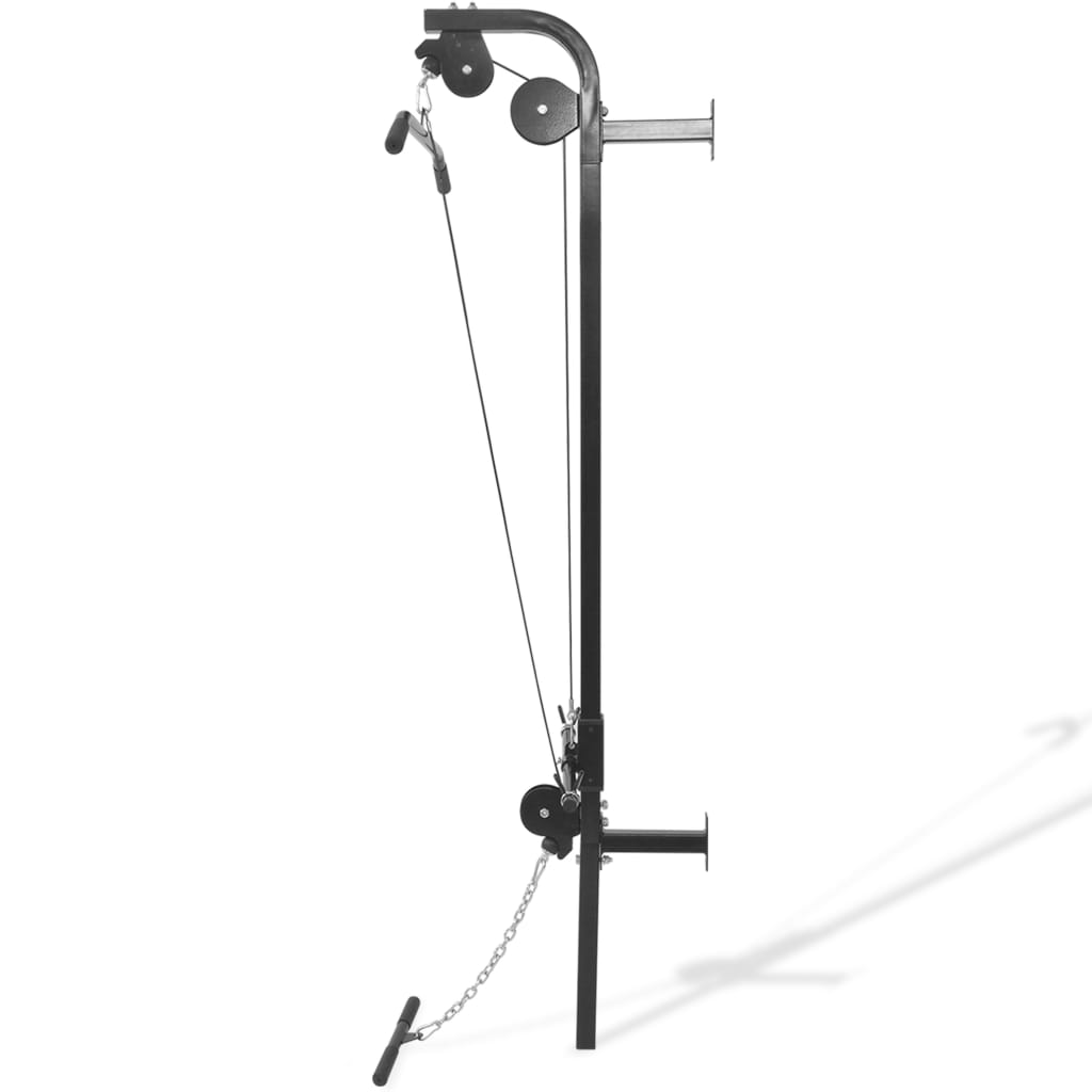 8718475573265_g_en_hd_1 vidaXL Wall-mounted Home Gym with 2 Pulleys - Image 2