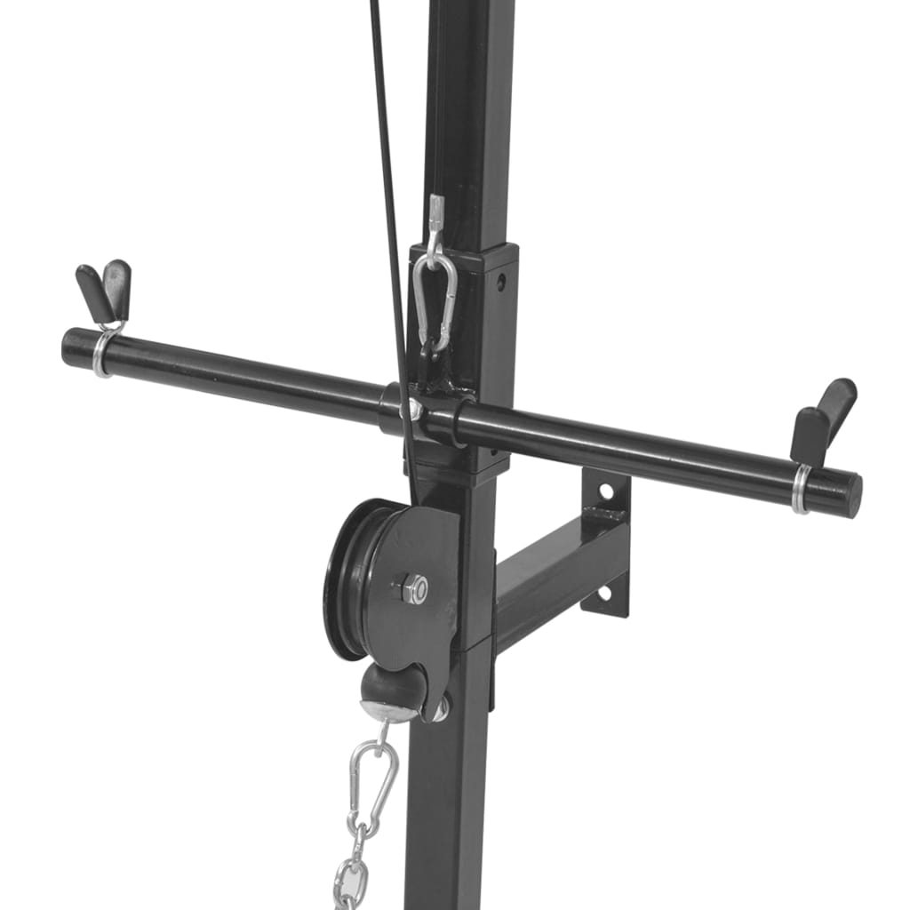 8718475573265_g_en_hd_3 vidaXL Wall-mounted Home Gym with 2 Pulleys - Image 4