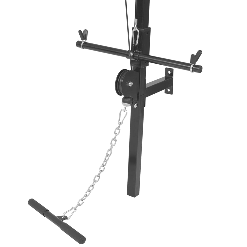 8718475573265_g_en_hd_4 vidaXL Wall-mounted Home Gym with 2 Pulleys - Image 5