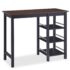 vidaXL Bar Set 3 Pieces MDF Black - Image 3