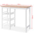 vidaXL Bar Set 3 Pieces MDF White - Image 8