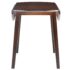 vidaXL Drop-leaf Dining Table Round MDF Brown - Image 3