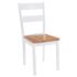 vidaXL Dining Chairs 2 pcs White Solid Rubber Wood - Image 3