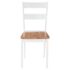 vidaXL Dining Chairs 4 pcs White Solid Rubber Wood - Image 3