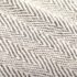 vidaXL Throw Cotton Herringbone 160x210 cm Grey - Image 6