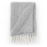 vidaXL Throw Cotton Herringbone 220x250 cm Grey - Image 3