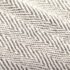 vidaXL Throw Cotton Herringbone 220x250 cm Grey - Image 6