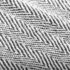 vidaXL Throw Cotton Herringbone 160x210 cm Navy Blue - Image 6