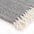 vidaXL Throw Cotton Herringbone 220x250 cm Navy Blue - Image 4