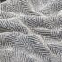 vidaXL Throw Cotton Herringbone 220x250 cm Navy Blue - Image 5