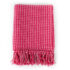 vidaXL Throw Cotton Squares 125x150 cm Pink - Image 2