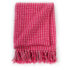 vidaXL Throw Cotton Squares 125x150 cm Pink - Image 3