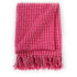 vidaXL Throw Cotton Squares 160x210 cm Pink - Image 3
