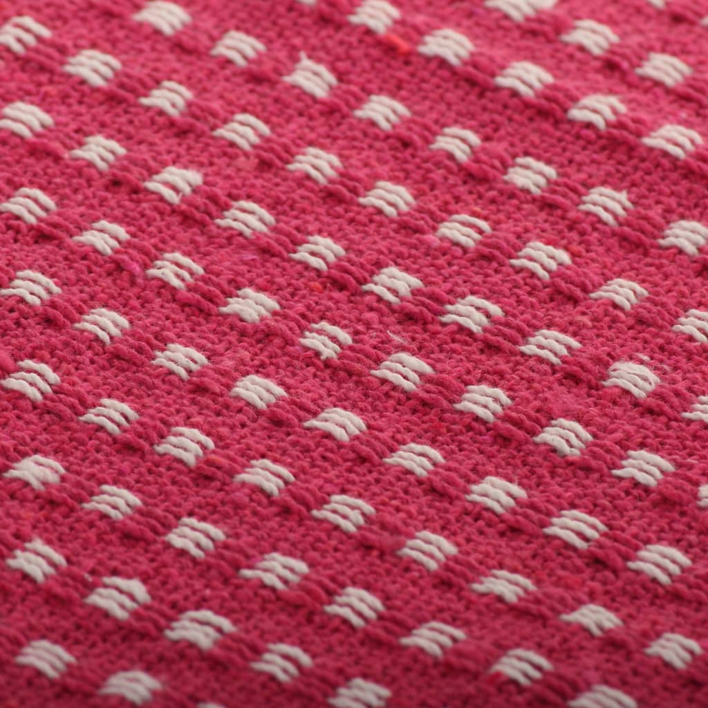 8718475573968_g_en_hd_5 vidaXL Throw Cotton Squares 160x210 cm Pink - Image 6