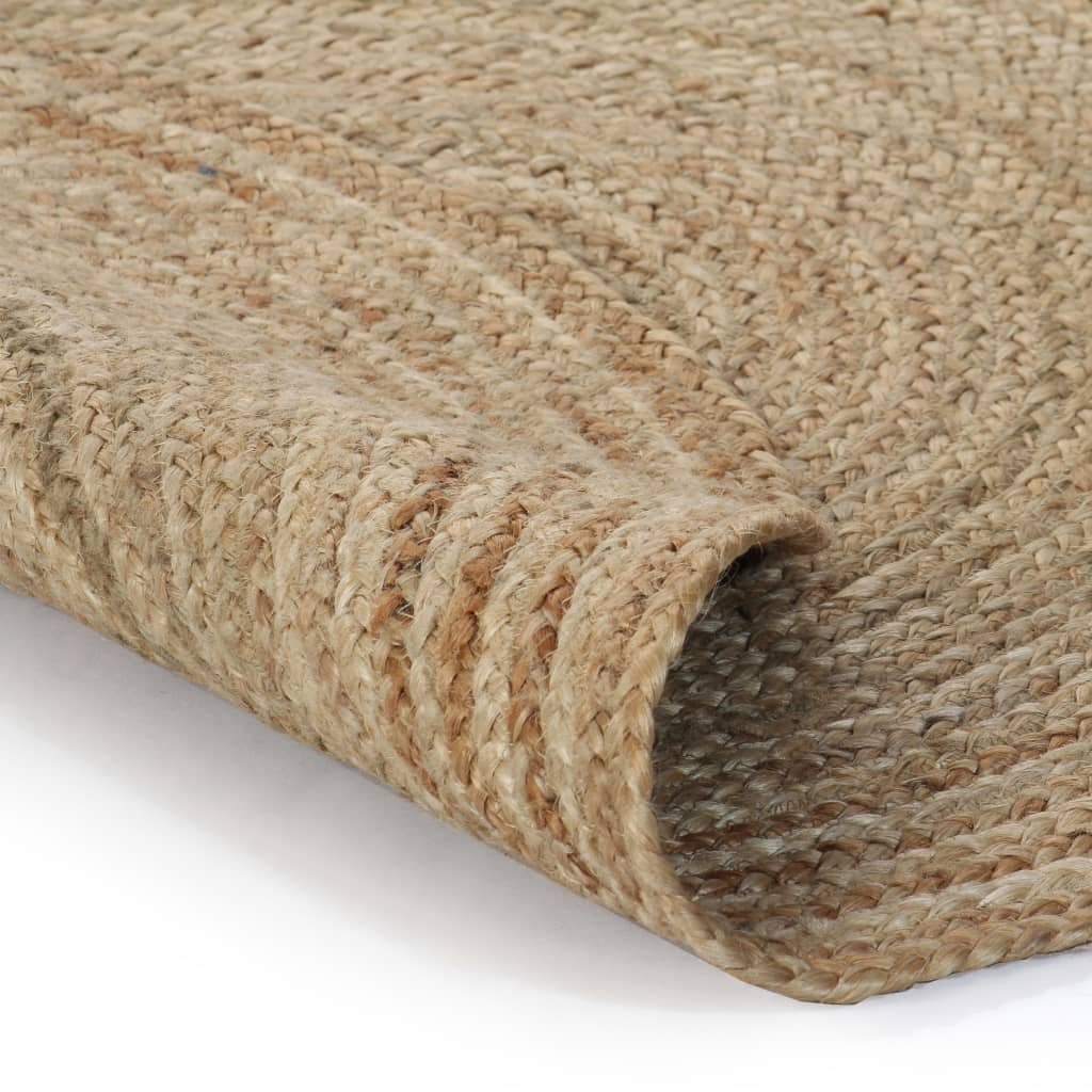8718475573999_g_en_hd_1 vidaXL Area Rug Braided Jute 120 cm Round - Image 2