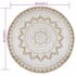 vidaXL Area Rug Braided Jute Printed 90 cm Round - Image 6