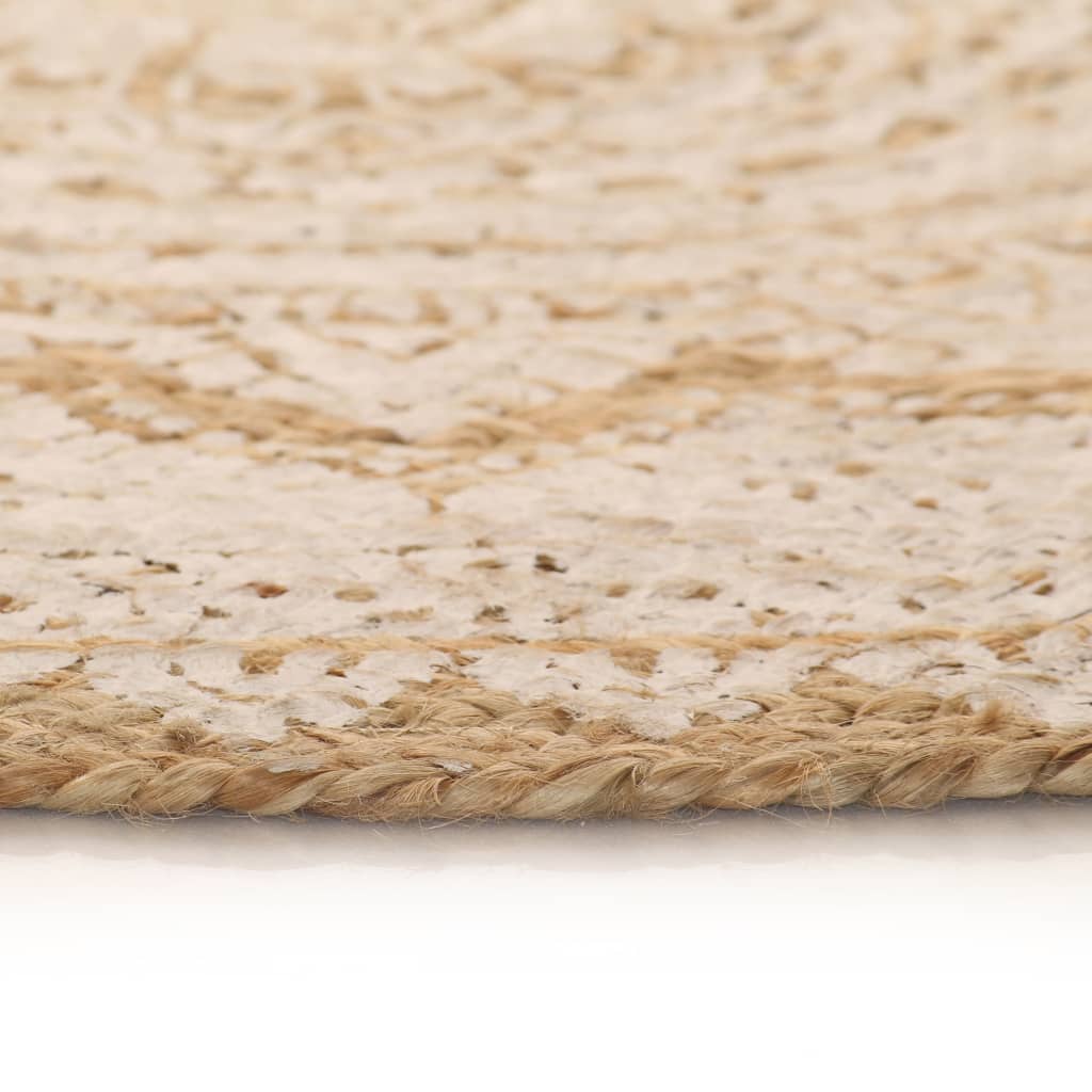 8718475574026_g_en_hd_2 vidaXL Area Rug Braided Jute Printed 120 cm Round - Image 3