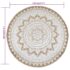vidaXL Area Rug Braided Jute Printed 120 cm Round - Image 6