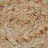 vidaXL Area Rug Braided Design Jute 120 cm Round - Image 5