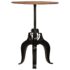 vidaXL Bar Table Solid Reclaimed Wood 75x(76-110) cm - Image 2