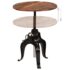 vidaXL Bar Table Solid Reclaimed Wood 75x(76-110) cm - Image 3