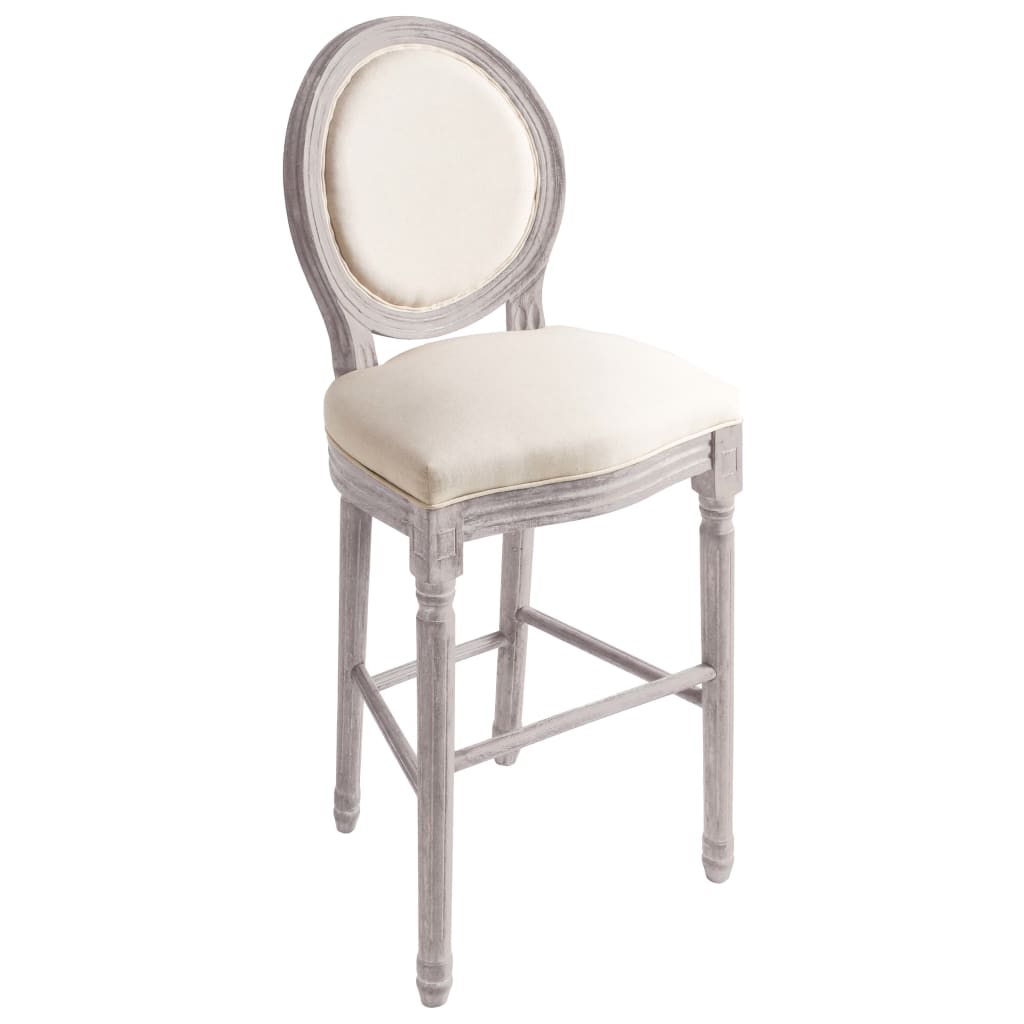 8718475574422_g_en_hd_2 vidaXL Bar Chairs 2 pcs White Linen - Image 3