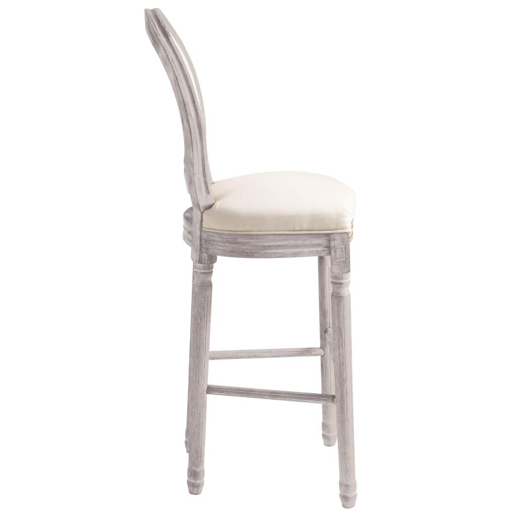 8718475574422_g_en_hd_4 vidaXL Bar Chairs 2 pcs White Linen - Image 5