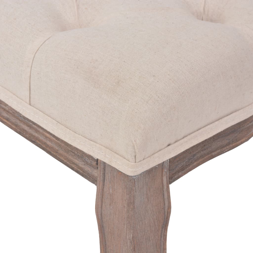 8718475574507_g_en_hd_3 vidaXL Bench Linen Solid Wood 110x38x48 cm Cream White - Image 4