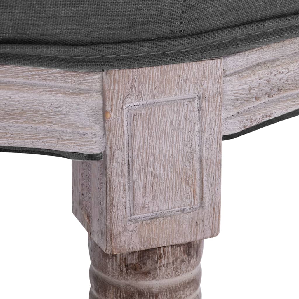 8718475574538_g_en_hd_3 vidaXL Bench Linen Solid Wood 150x40x48 cm Dark Grey - Image 4