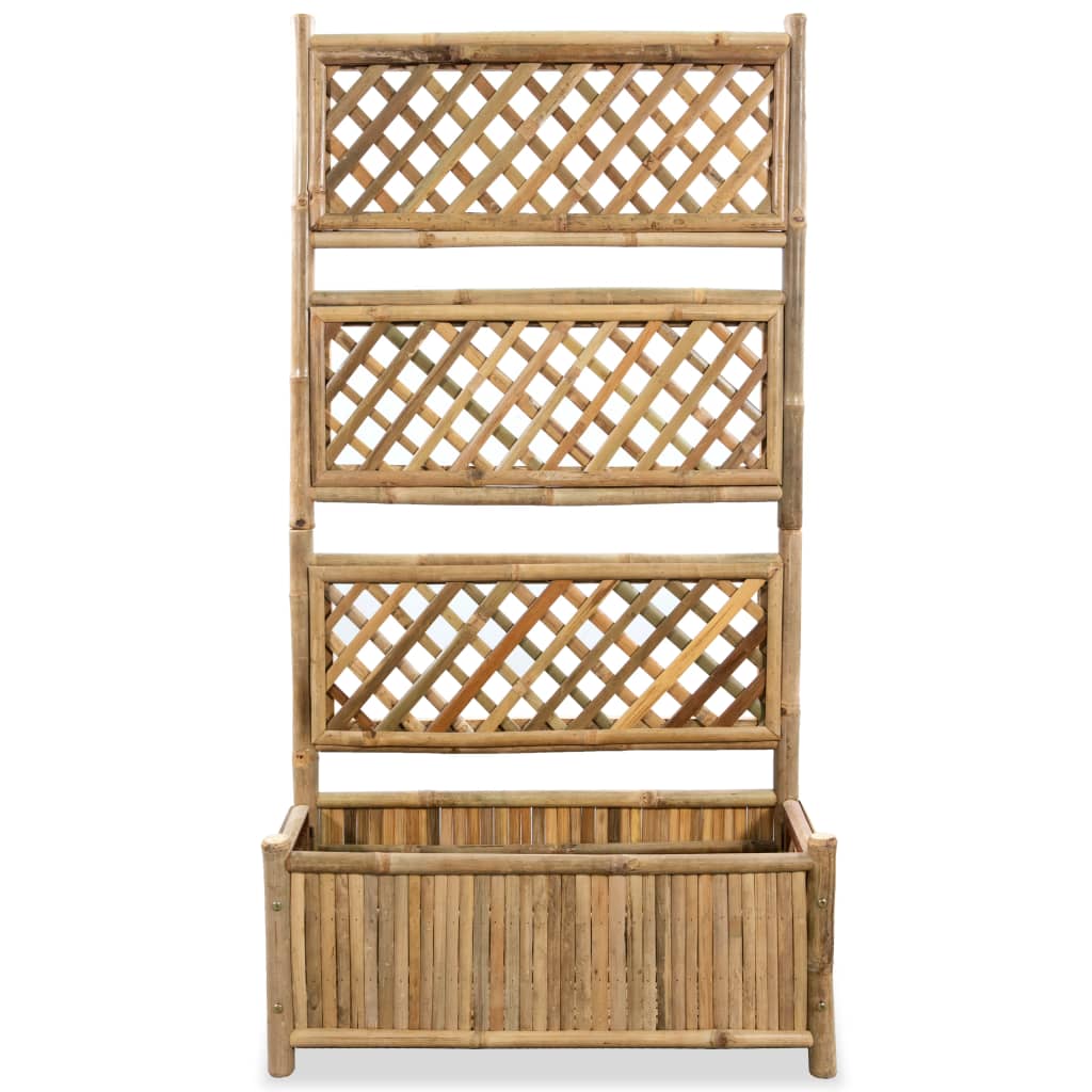 8718475576808_g_en_hd_1 vidaXL Garden Raised Bed with Trellis Bamboo 70 cm - Image 3