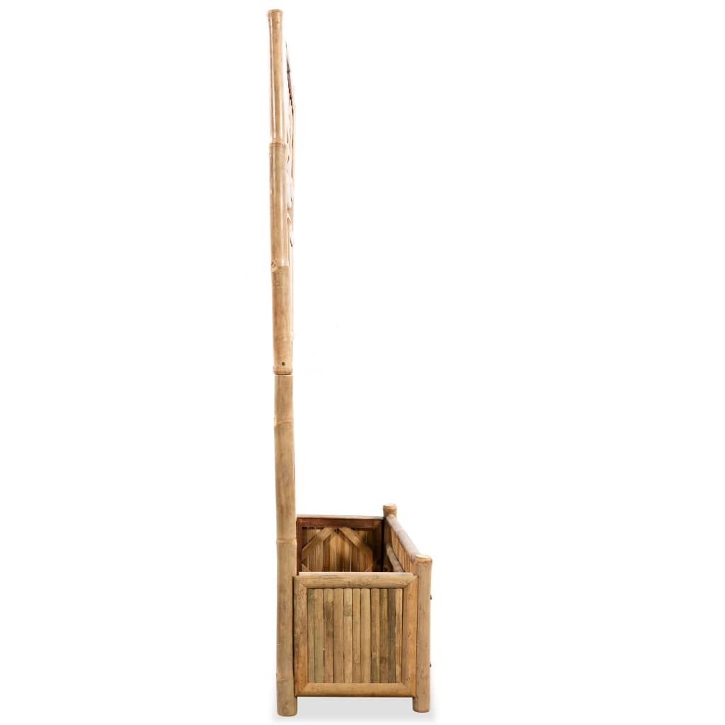 8718475576808_g_en_hd_2 vidaXL Garden Raised Bed with Trellis Bamboo 70 cm - Image 4