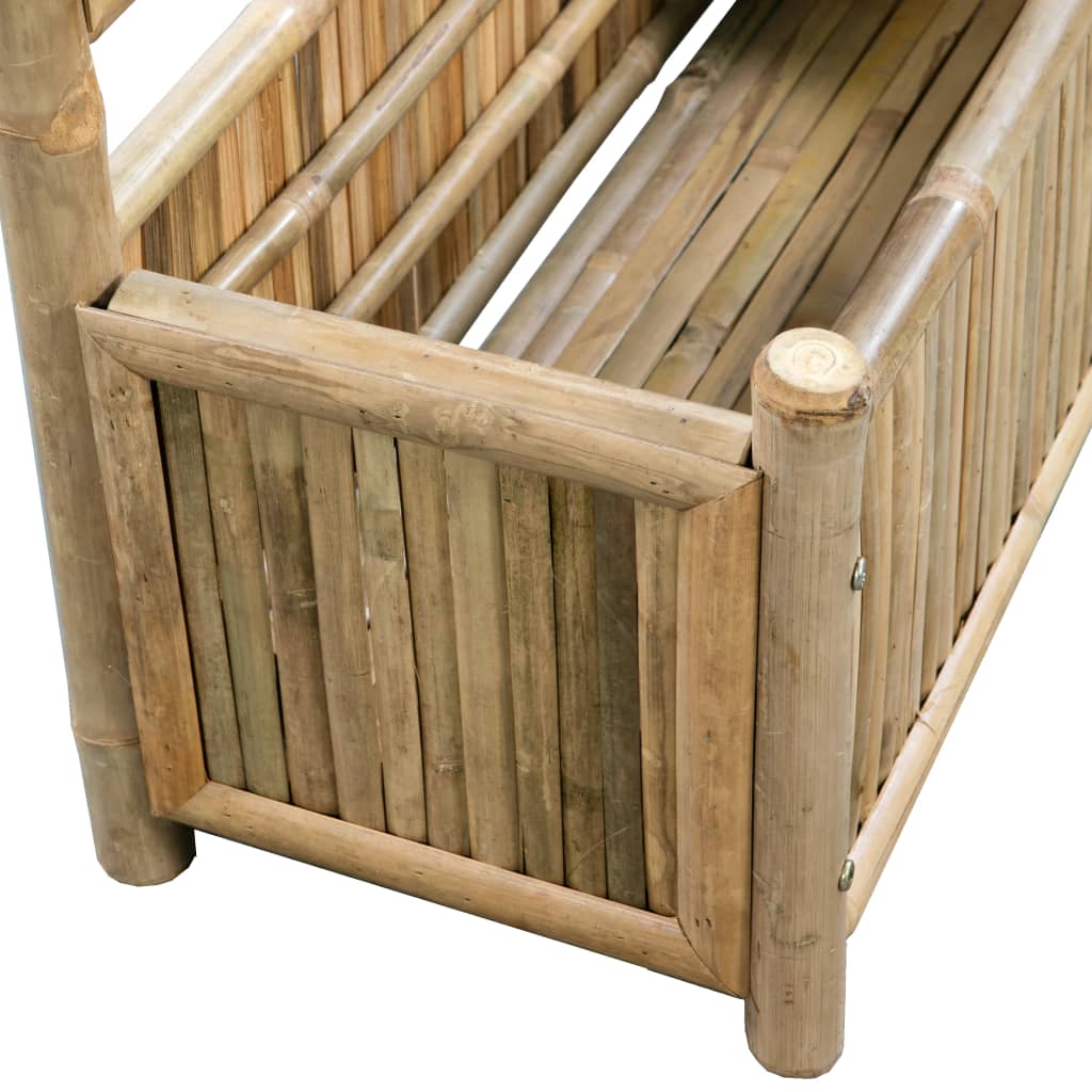 8718475576808_g_en_hd_3 vidaXL Garden Raised Bed with Trellis Bamboo 70 cm - Image 5