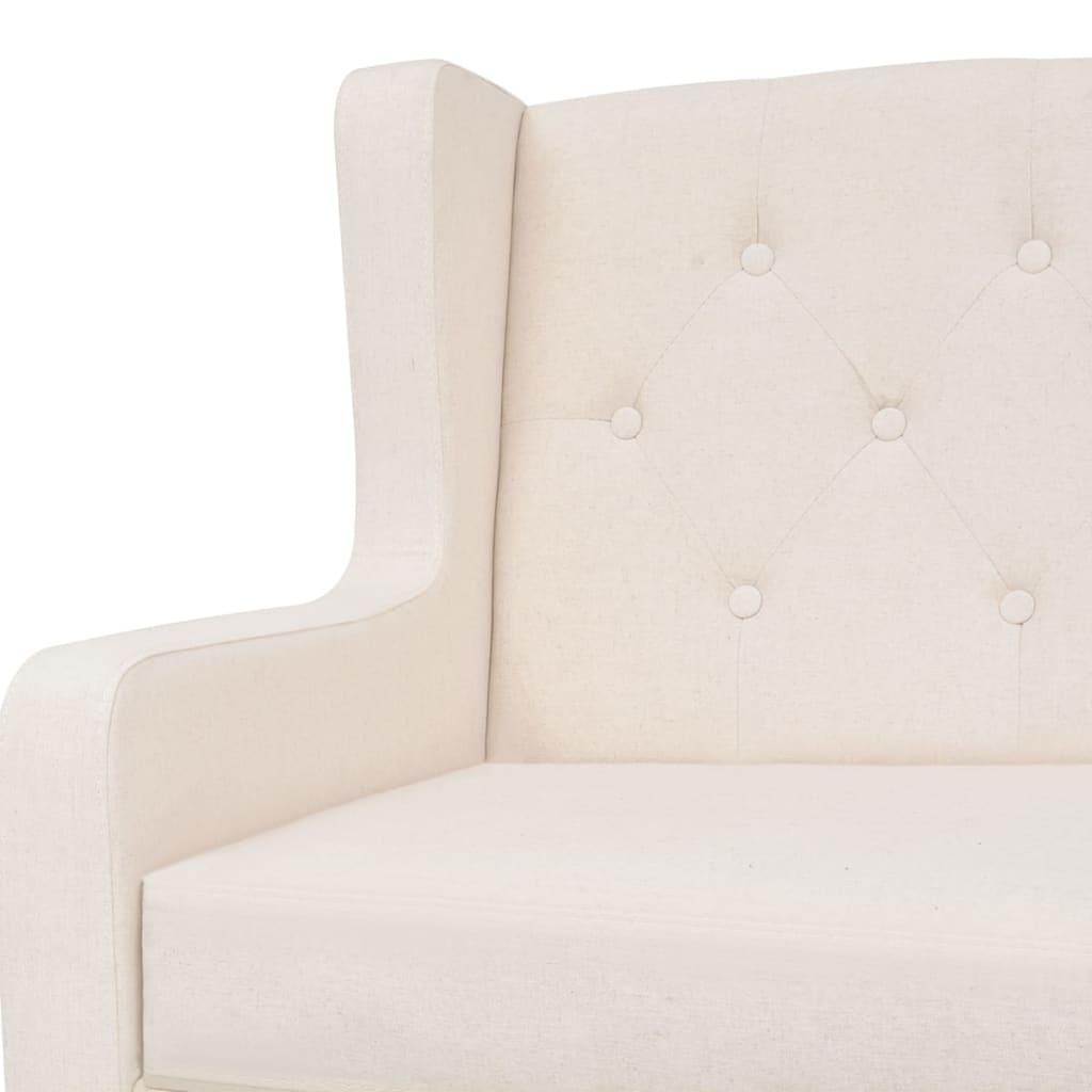 8718475577096_g_en_hd_3 vidaXL 2-Seater Sofa Fabric Cream White - Image 4