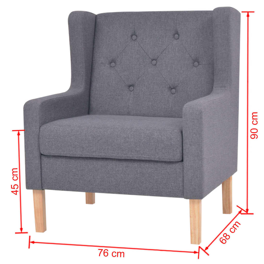 8718475577119_g_en_hd_6 vidaXL Armchair Grey Fabric - Image 7