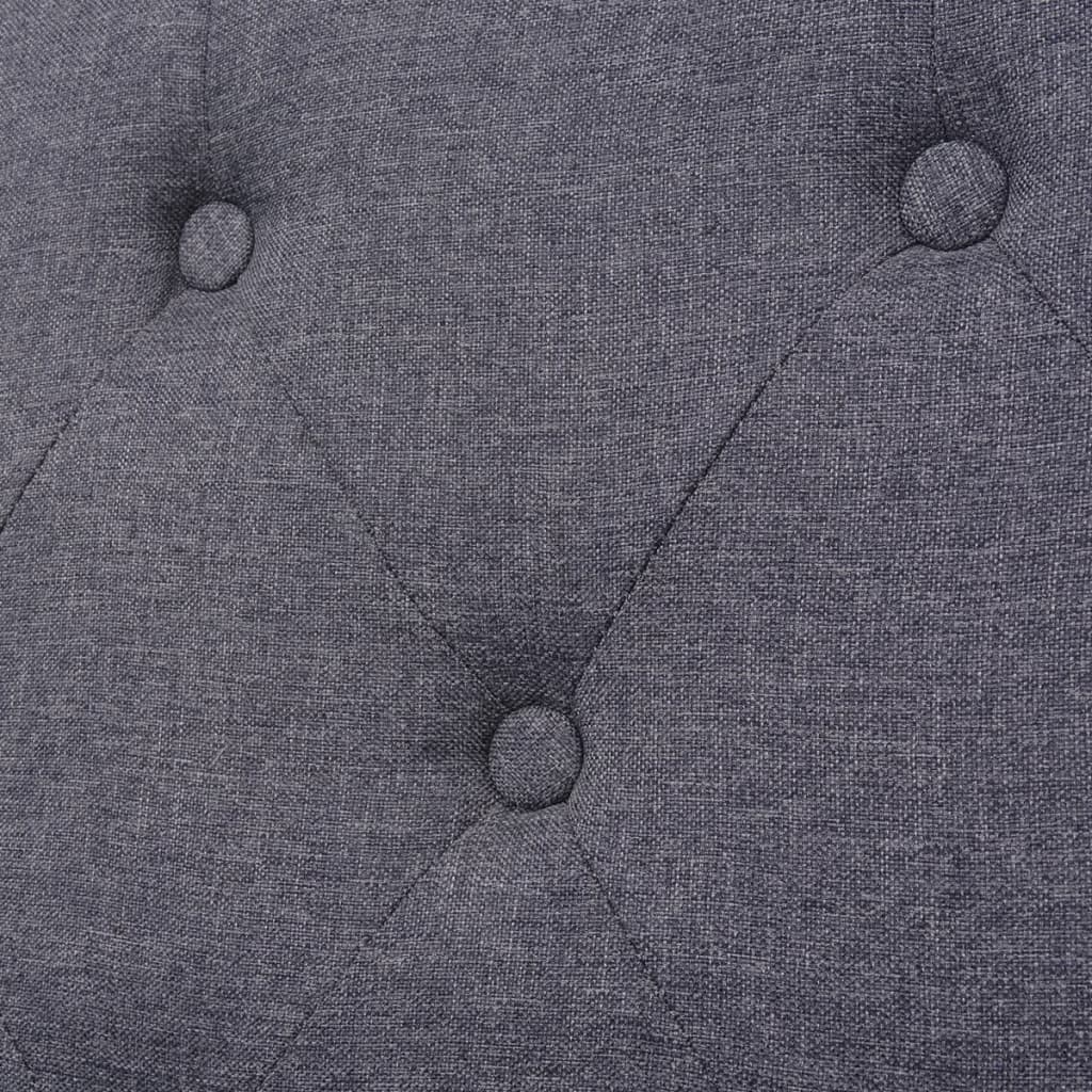 8718475577126_g_en_hd_5 vidaXL 2-Seater Sofa Fabric Grey - Image 6