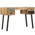 vidaXL Writing Desk 110x50x76 cm Solid Reclaimed Teak
