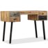 vidaXL Writing Desk 110x50x76 cm Solid Reclaimed Teak - Image 12